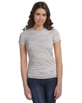 Women's Cotton/Polyester Tee - White Marble