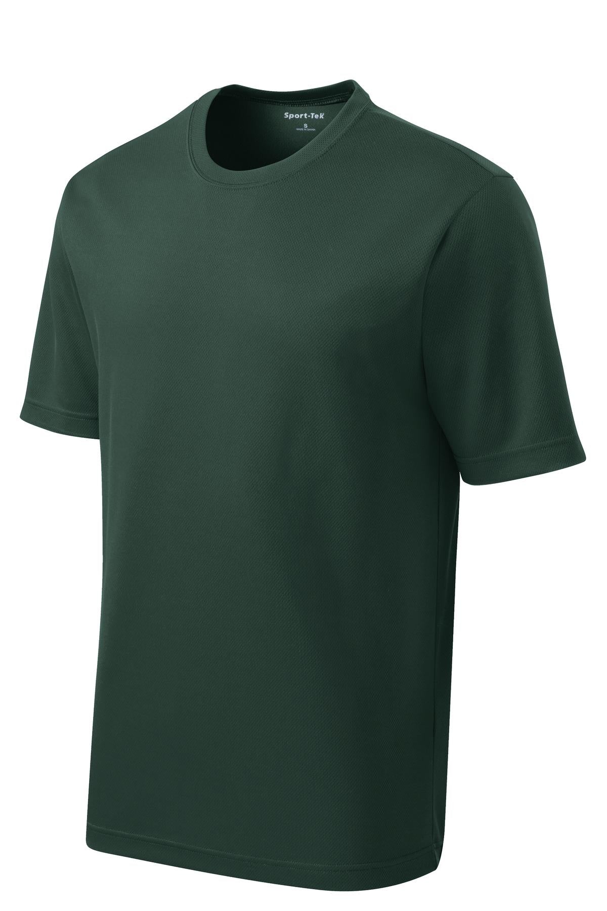 Unisex PosiCharge RacerMesh Tee - Dark Forest Green