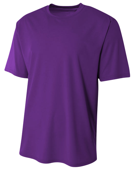 A4 Youth Sprint Performance Tee - Purple