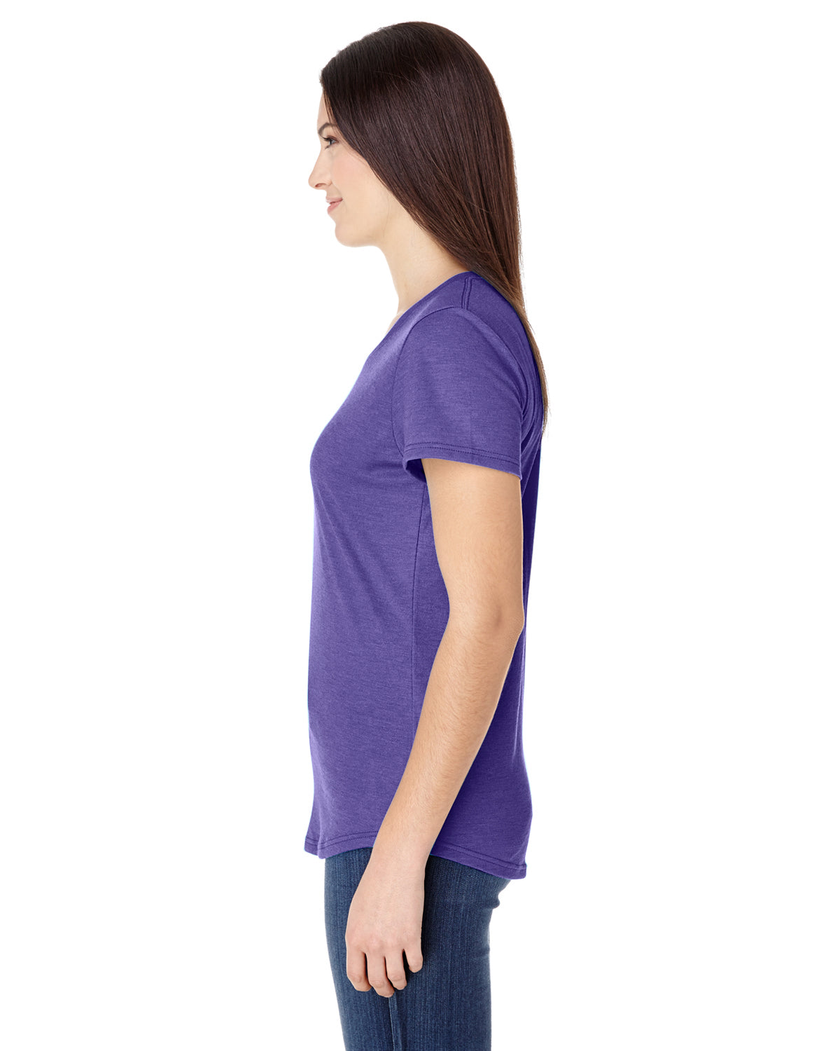 Women's Triblend T-Shirt - Heather Purple
