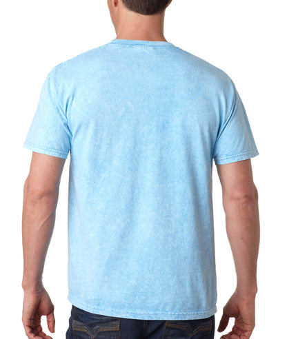 Unisex 100% Cotton Vintage Wash T-Shirt - Mineral Baby Blue