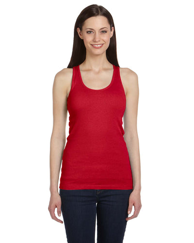 Women’s 2X1 Rib Racerback Tank - Red