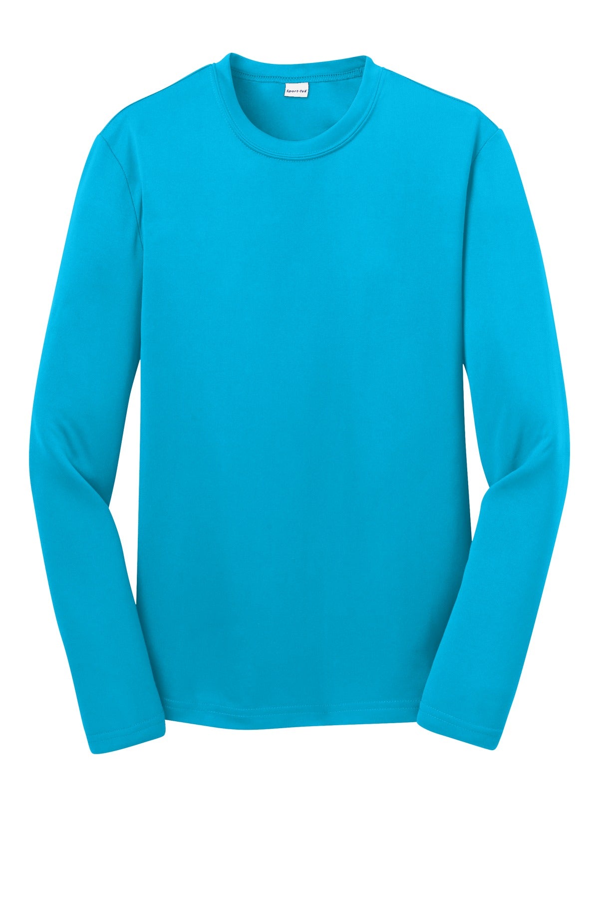 Youth Long Sleeve PosiCharge Competitor Tee - Atomic Blue