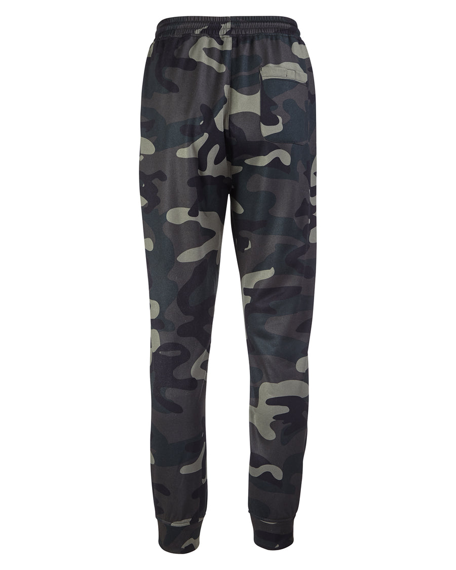 Unisex Heather Performance Jogger Pant - Green Camo