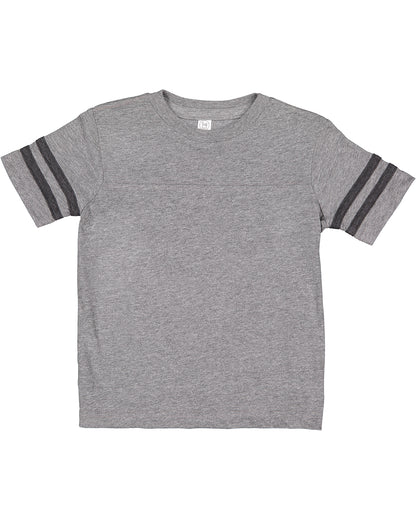 Toddler Football T-Shirt - Granite Heather / Vintage Smoke