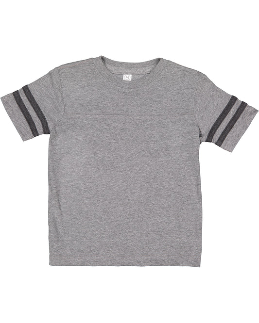 Toddler Football T-Shirt - Granite Heather / Vintage Smoke