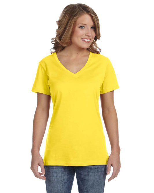 Women's Featherweight V-Neck T-Shirt - Lemon Zest