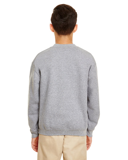 Youth Heavy Blend��� 50/50 Fleece Crew - Graphite Heather