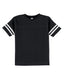 Rabbit Skins 3037 - Toddler Football T-Shirt - Vintage Smoke / Blend White