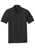 Unisex Core Classic Pique Polo - Deep Black