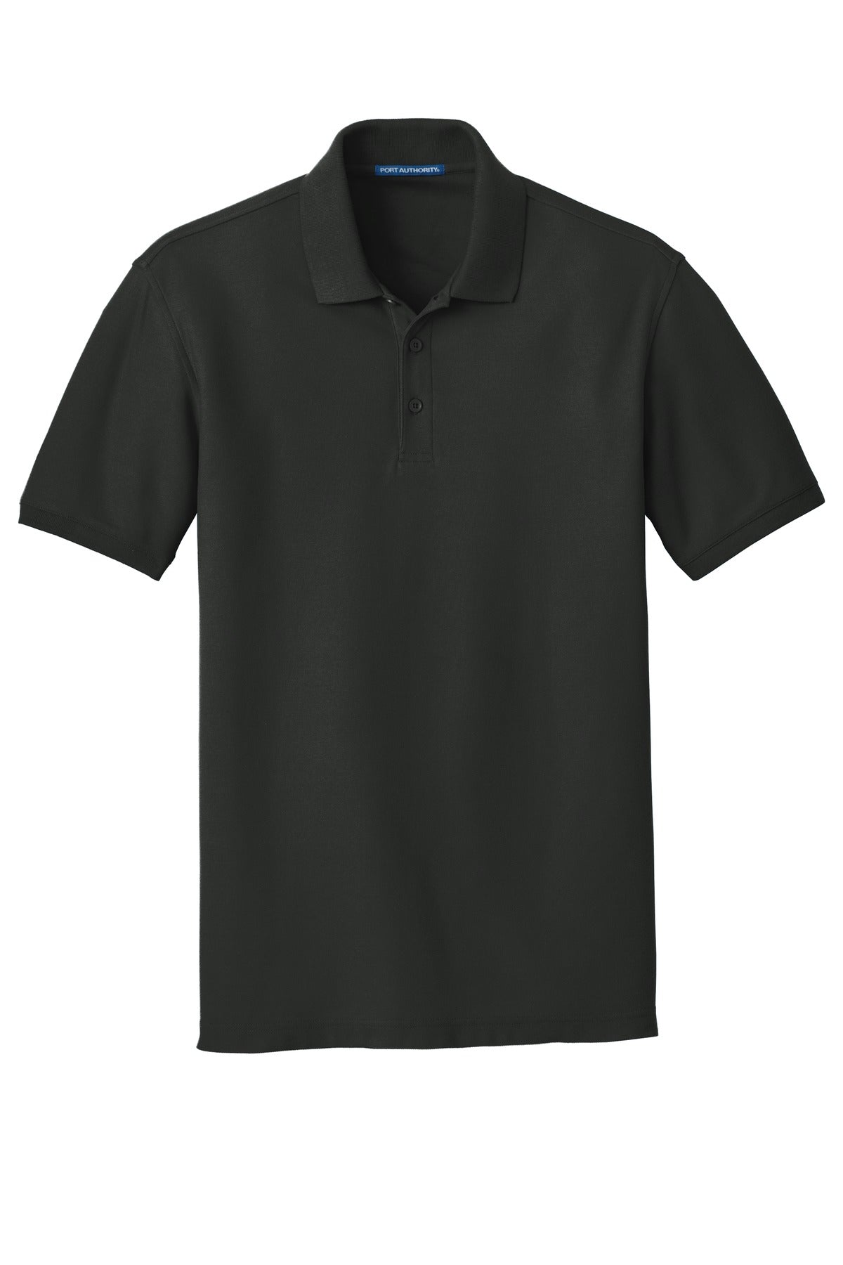 Unisex Core Classic Pique Polo - Deep Black