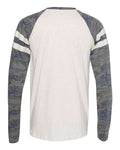 LAT 6934 Natural Heather/ Vintage Camo/ Natural Heather — back