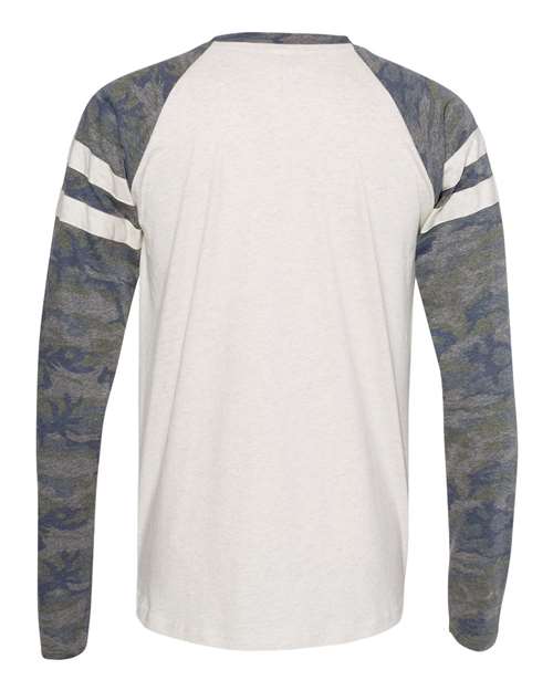 LAT 6934 Natural Heather/ Vintage Camo/ Natural Heather — back