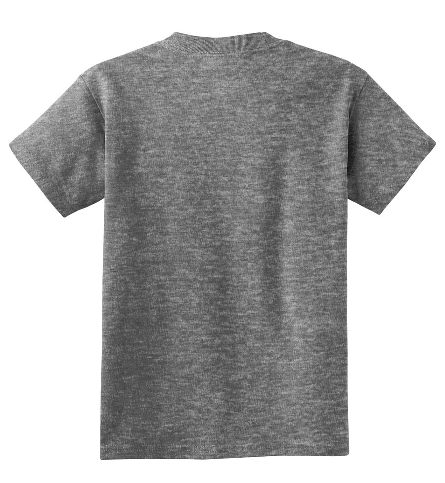 Youth Core Cotton Tee - Graphite Heather