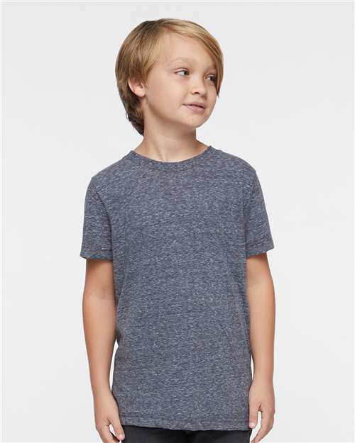 LAT 6191 Navy Melange — on model front