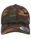 Yupoong 6245CM - Unisex Low-Profile Cotton Twill Dad Cap - Green Camo