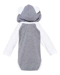 Rabbit Skins 4418 Granite Heather/ White — back