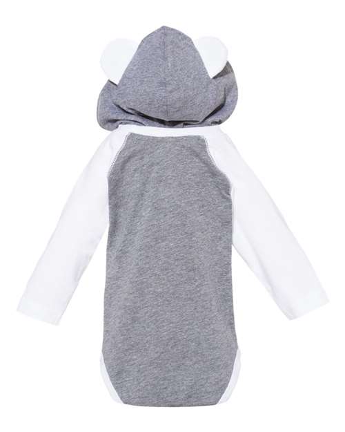 Rabbit Skins 4418 Granite Heather/ White — back