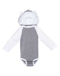 Rabbit Skins 4418 Granite Heather/ White — front