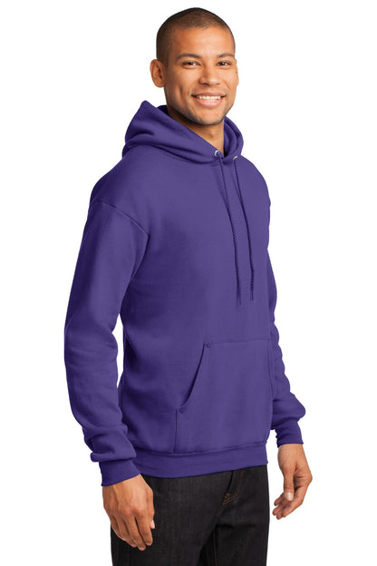 Unisex Core Fleece Pullover Hoodie - Purple