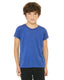 Bella + Canvas 3413Y - Youth Triblend Short-Sleeve T-Shirt - True Royal Triblend