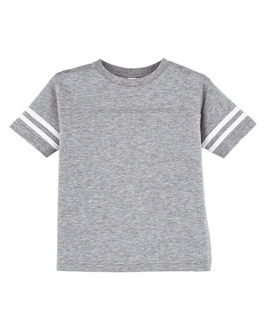 Toddler Football T-Shirt - Vintage Heather / Blend White