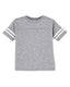 Rabbit Skins 3037 - Toddler Football T-Shirt - Vintage Heather / Blend White