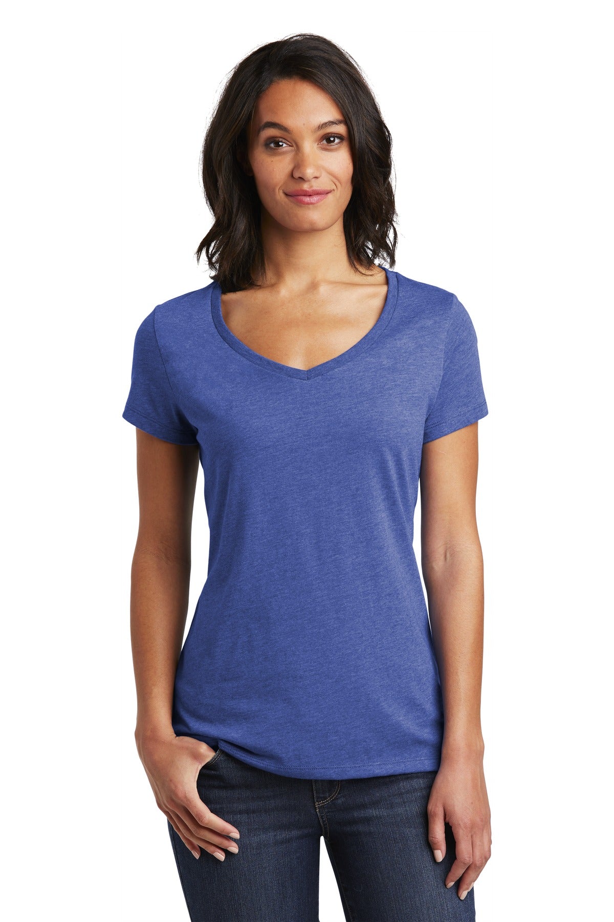Women's Very Important Tee V-Neck - Royal Frost