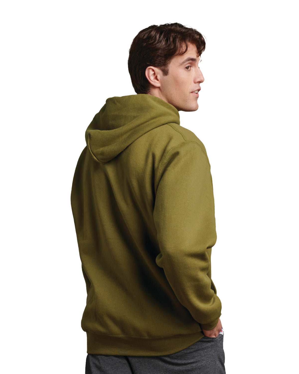 Dri Power® Hooded Pullover Sweatshirt - Green Moss