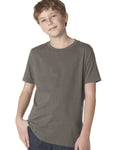 Youth Cotton Crew - Warm Gray