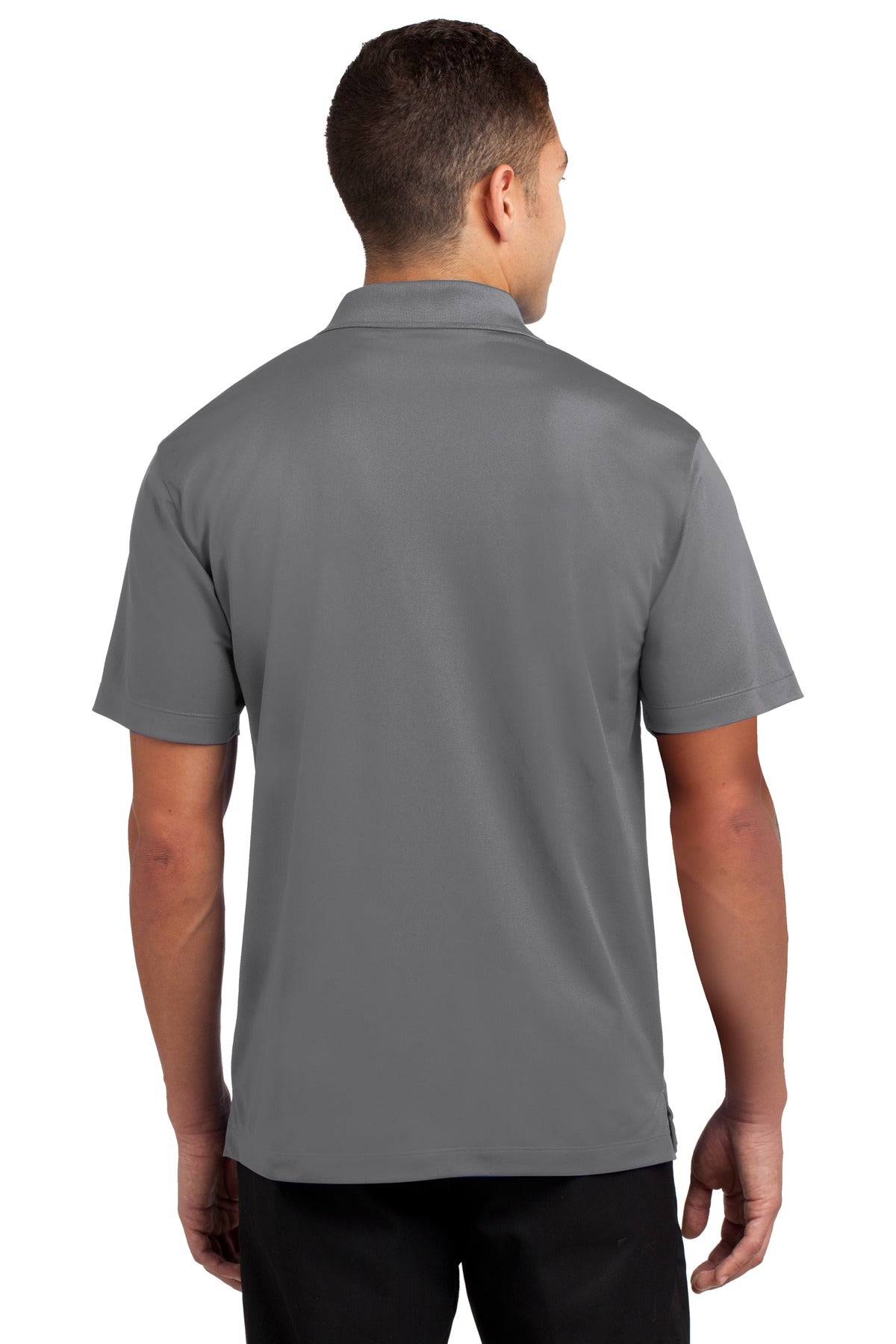 Men's Micropique Sport-Wick Polo - Gray Concrete