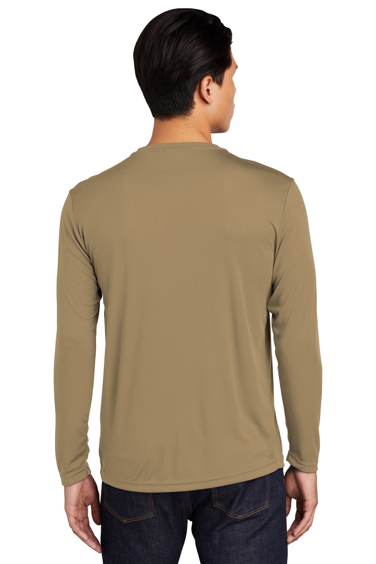 Unisex Long Sleeve PosiCharge Competitor Tee - Coyote Brown