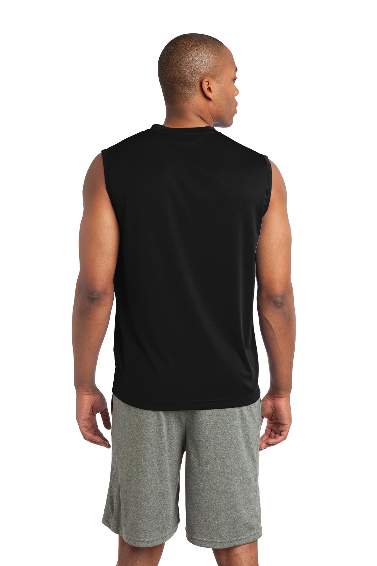 Men's Sleeveless PosiCharge Competitor Tee - Black