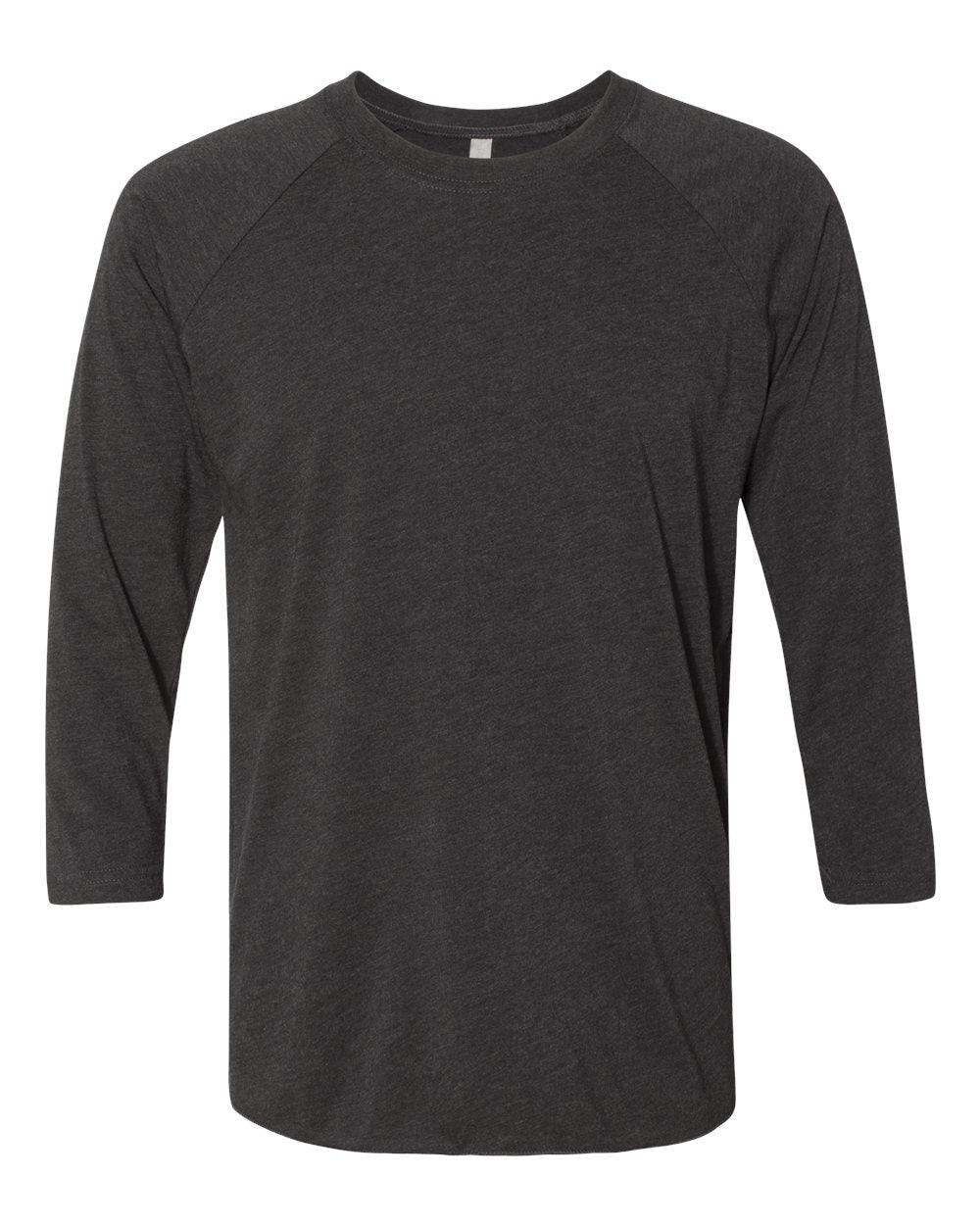 Unisex Triblend 3/4-Sleeve Raglan - Vintage Black / Vintage Black