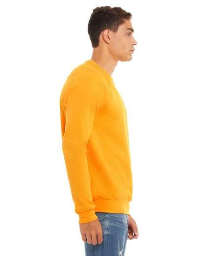 Unisex Sponge Fleece Raglan Sweatshirt - Gold