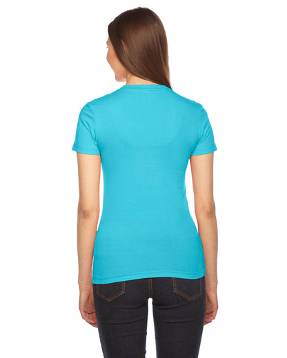 Women's Fine Jersey Short-Sleeve T-Shirt - Turquoise