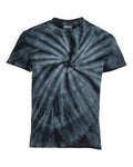 Youth Cyclone Vat-Dyed Pinwheel Short Sleeve T-Shirt - Black