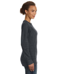 Women's Mid-Scoop French Terry - Heather Dark Gray