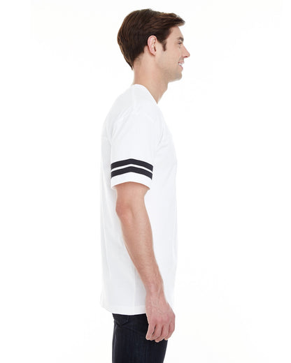 Men's Football T-Shirt - White / Black
