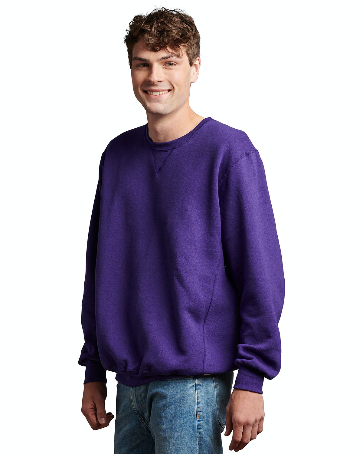 Dri Power® Crewneck Sweatshirt - Purple