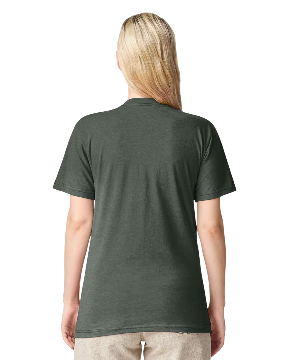 Unisex CVC T-Shirt - Heather Forest