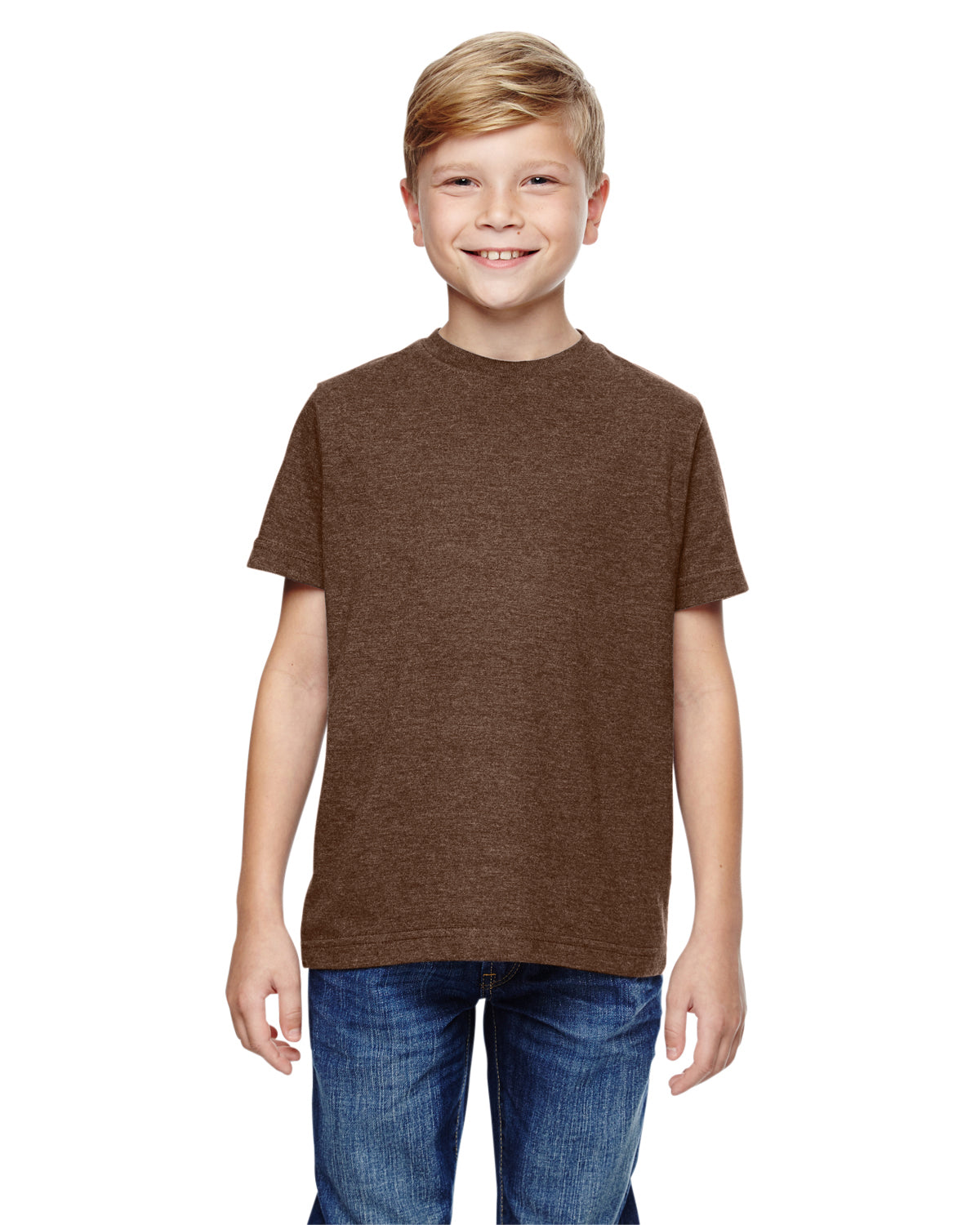 Youth Fine Jersey T-Shirt - Vintage Chocolate