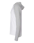 LAT 6917 Blended White/ Vintage Heather/ White — direct side
