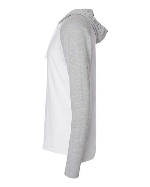 LAT 6917 Blended White/ Vintage Heather/ White — direct side