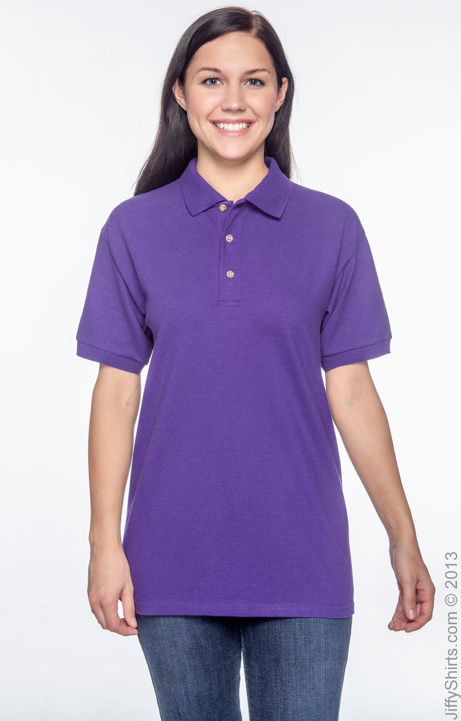 Unisex Ultra Cotton®  Piqué Polo - Purple