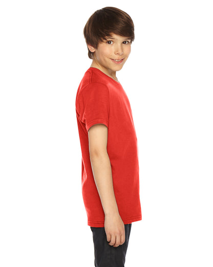 Youth Fine Jersey Short-Sleeve T-Shirt - Orange
