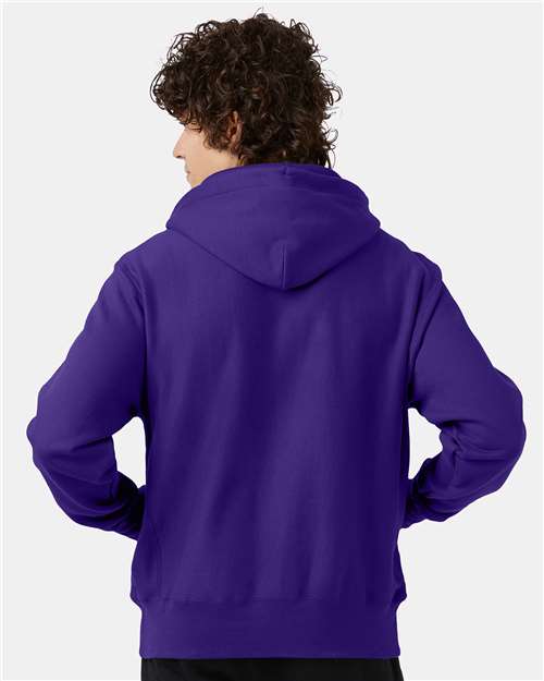 Champion S101 Purple — on model back
