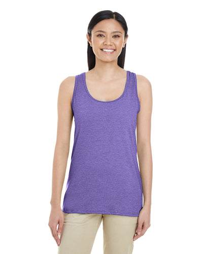 Women's Softstyle�� Racerback Tank - Heather Purple