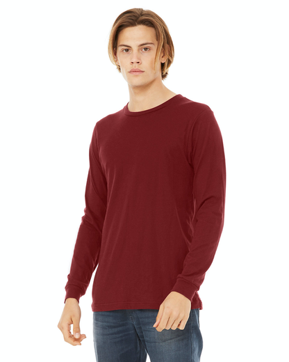 Unisex Jersey Long-Sleeve T-Shirt - Cardinal