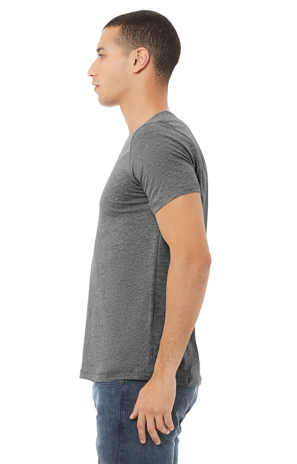 Unisex Heather CVC T-Shirt - Heather Deep